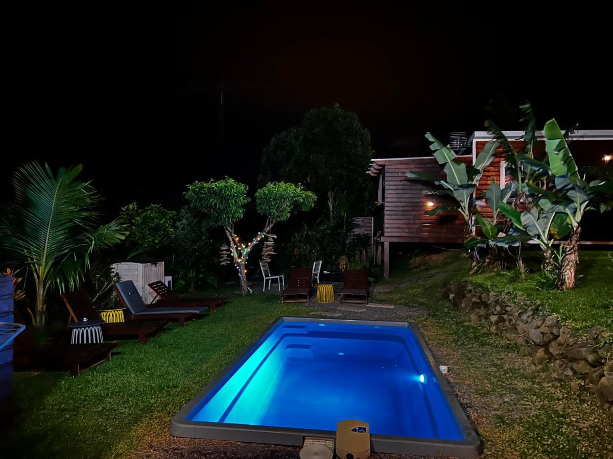 L'Escapade Creole Jacuzzi Privatif Bungalow Bananier Saint-Joseph Εξωτερικό φωτογραφία